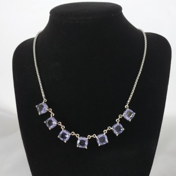Vintage 2001 Swarovski Lilac Statement Necklace - Picture 7 of 8